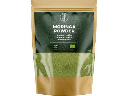 BrainMax Moringa pura in polvere biologica, 100 g