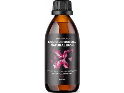 BrainMax Liposomal Natural Iron, ferro liposomiale, 200 ml