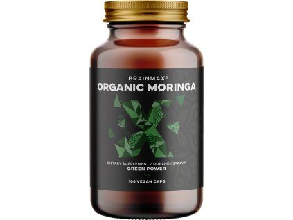 BrainMax Organic Moringa, 500 mg, 100 capsule vegetali