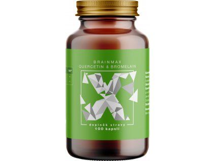 BrainMax Quercetina e Bromelina, Quercetina e Bromelina, 100 capsule vegetali