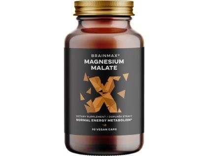 BrainMax Magnesium Malate, 90 capsule vegetali