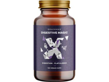 BrainMax Digestive Magic®, enzimi digestivi, 100 capsule vegetali
