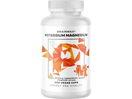 BrainMax Potassio Magnesium®, citrato di potassio + malato di magnesio, 200 capsule vegetali