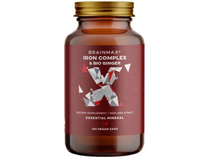 BrainMax Iron Complex® ferro bisglicinato, 25 mg, 100 capsule vegetali